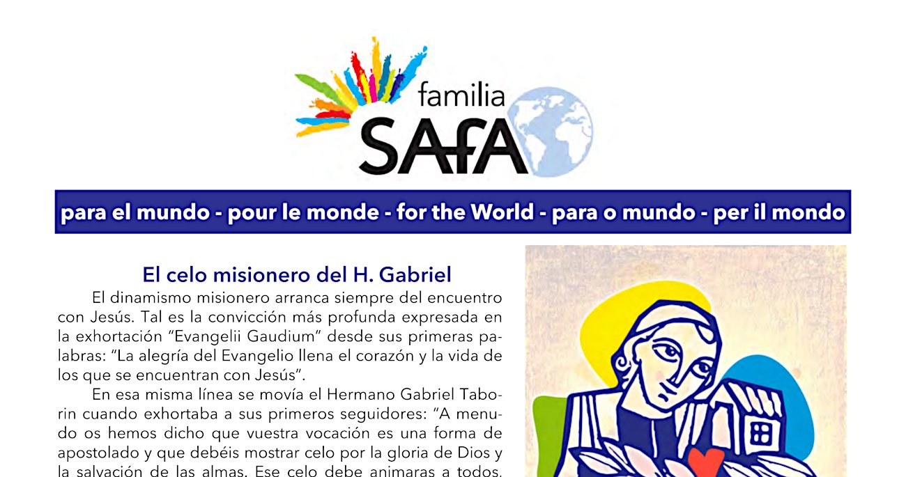 Familia Sa-Fa para el mundo #20 (febrero 2024)
